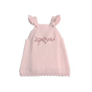 Viverano Love Embroidered Knit Dress and Bodysuit