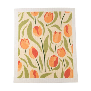 Swedish Dishcloth Garden Floral