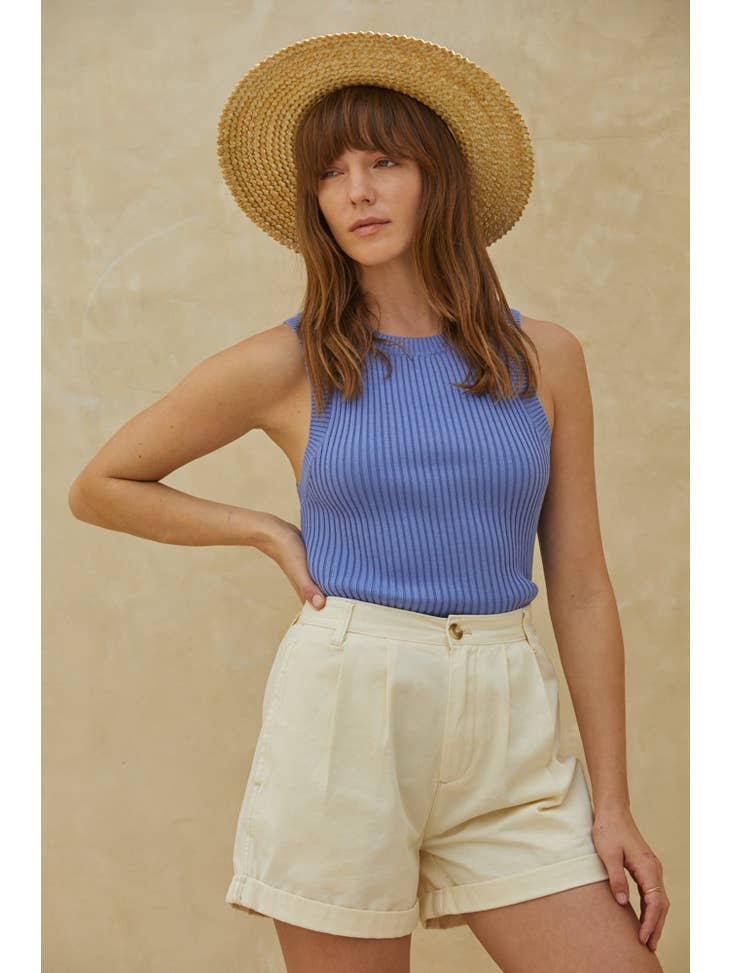 Sawyer Sweater Crop Top