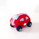 Pebble Organic Plush Toy Car Rattle