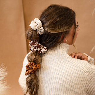 Headbands of Hope Leather Scrunchie Sets