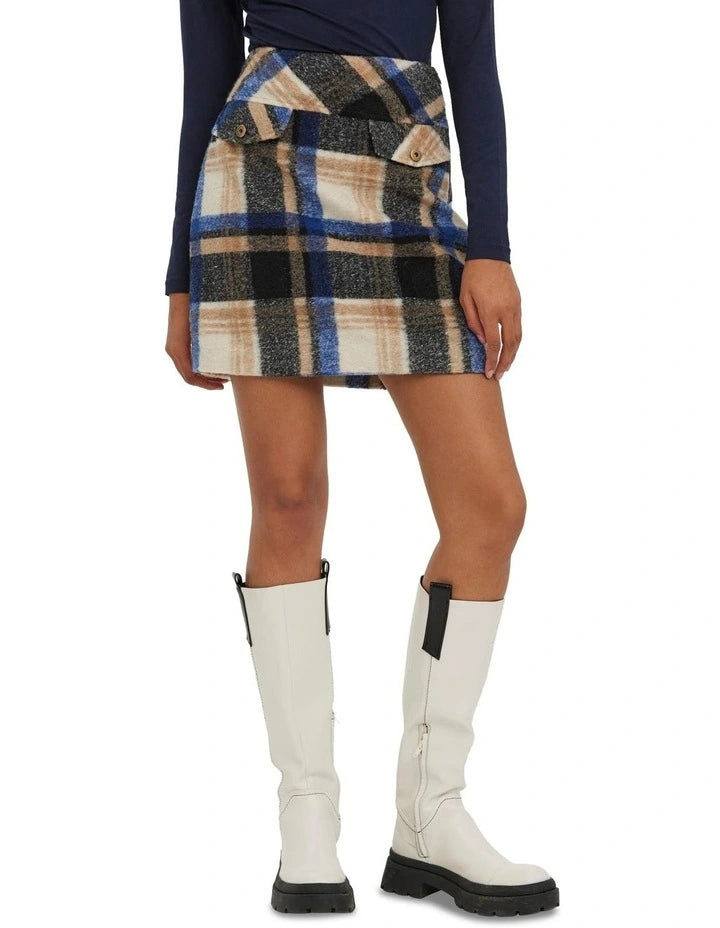 Vero Moda Anne High Waist Wool Skirt