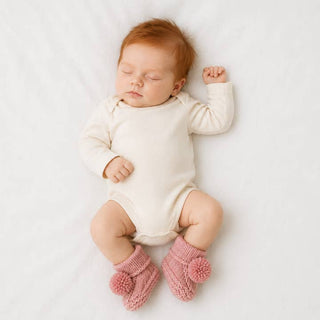 Huggalugs Garter Stitch Baby Booties