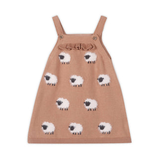 Viverano Baby Girl Sheep Dress Set