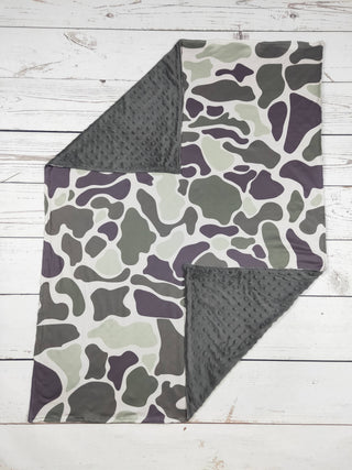 Baby Camo Print Blanket