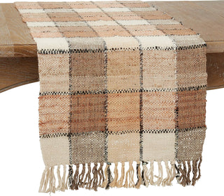 Table Runner Checkered Design