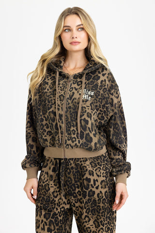 Miss Me Cheetah Print Hoodie