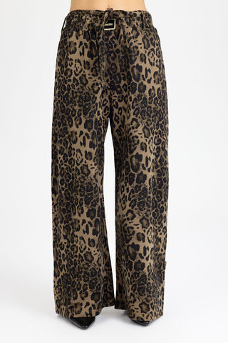 Miss Me Cheetah Print Sweatpants
