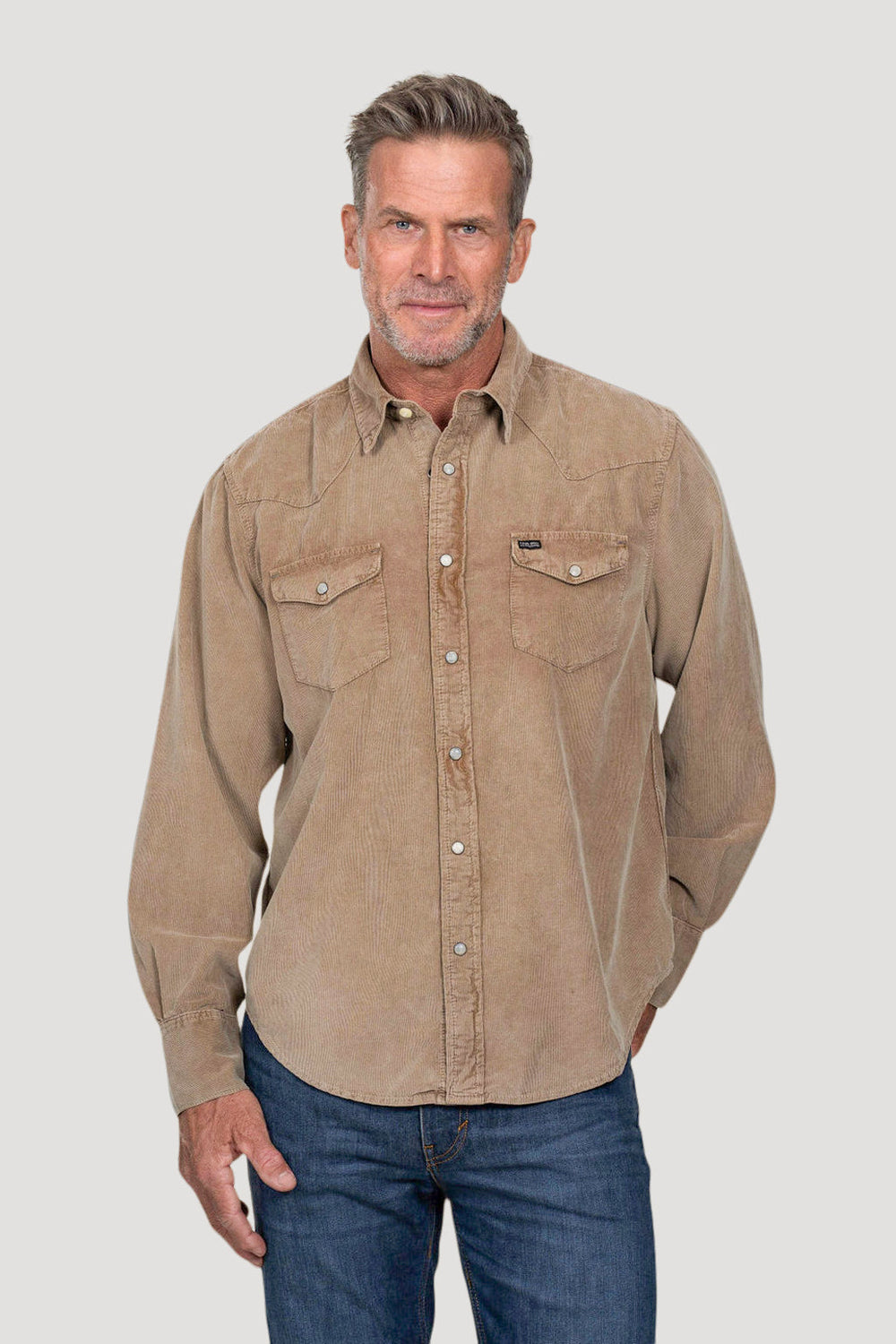 True Grit Stretch Corduroy  Long Sleeve 2 Pocket