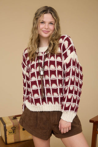 Beth Square Crewneck Sweater