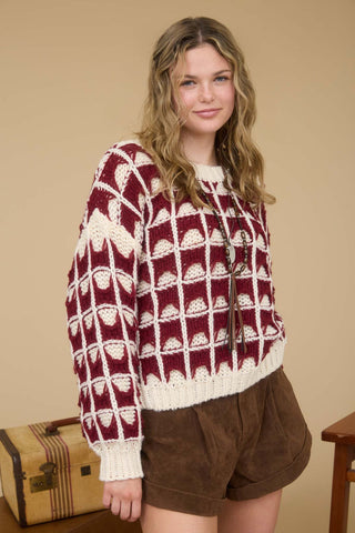Beth Square Crewneck Sweater