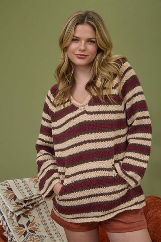 April Knit Pocket Sweater