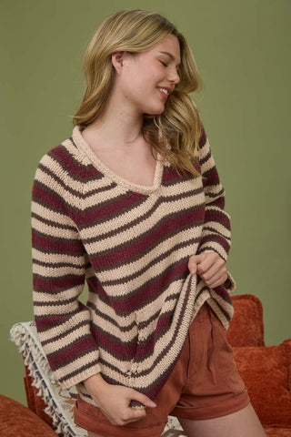 April Knit Pocket Sweater