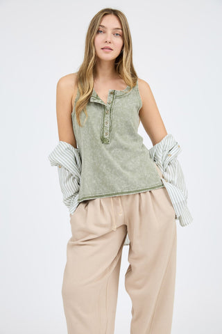 Henley Knit Top