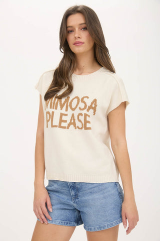 Mimosa Please Pullover Sweater