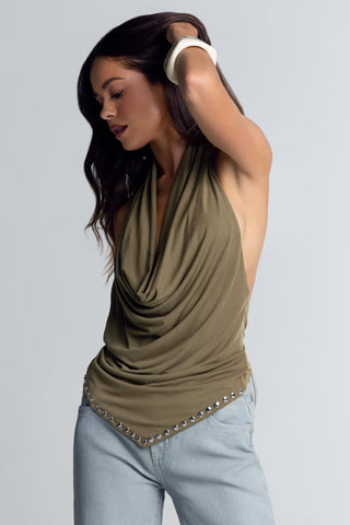 Miss Me Isla Halter Top