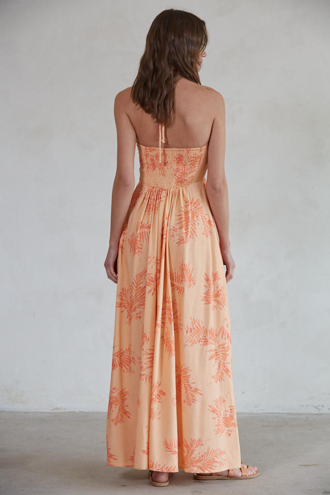 Aleia Maxi Halter Dress