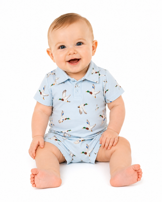 Baby Boy Duck Romper