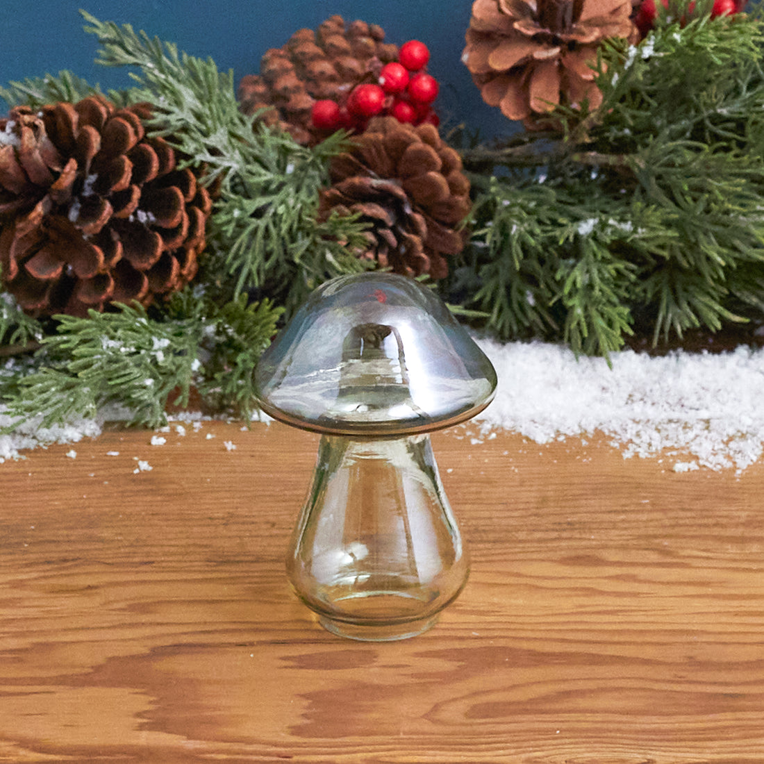 Be Home Luster Glass Mushroom