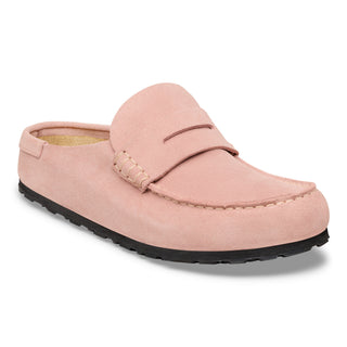 Birkenstock Naples Wrapped Suede in Pink Clay