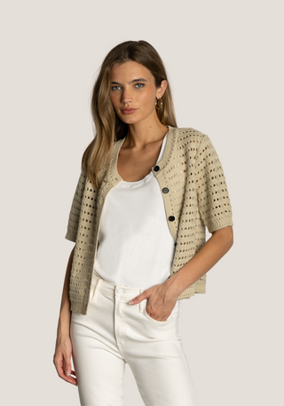 Dylan Tiffany Crochet Cardigan
