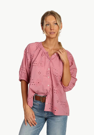 Dylan Shay Button Blouse