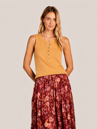 Dylan Rowan Henley Rib Tank
