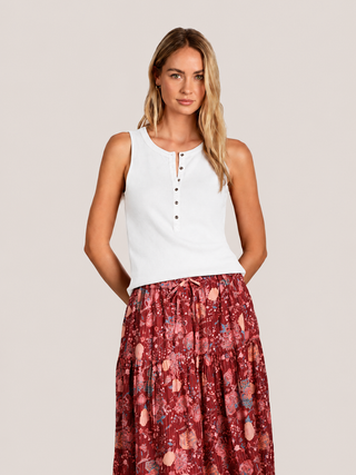 Dylan Rowan Henley Rib Tank