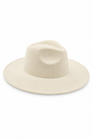 Suede Peach Top Fedora Hats