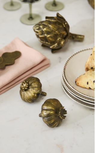 Antique Gold Aluminum Gilded Veggies