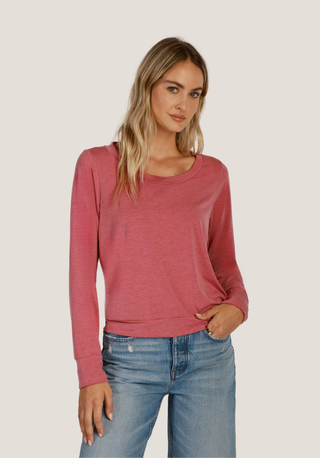 Dylan City Scoop Neck Top