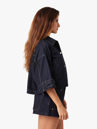 Habitual Cape Denim Jacket