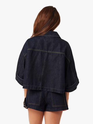 Habitual Cape Denim Jacket
