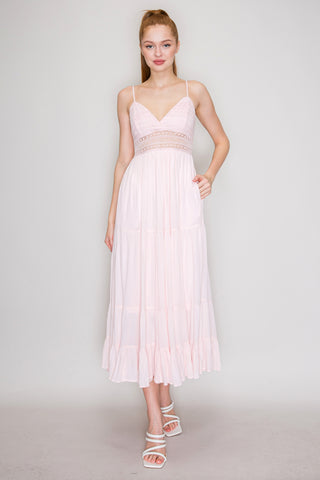Brandy Crochet Maxi Dress