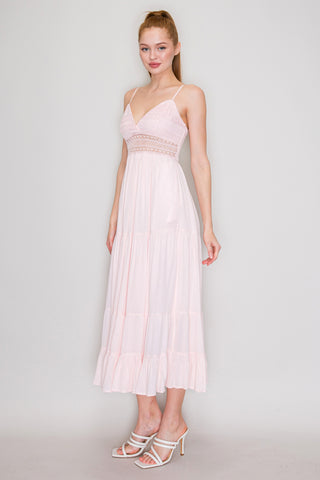 Brandy Crochet Maxi Dress