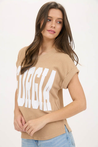 Georiga Sweater Knit Top