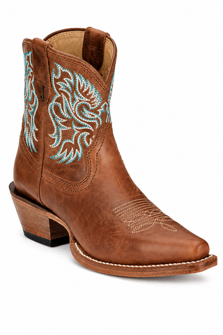 Justin Boots Isabella Barnwood Cowhide