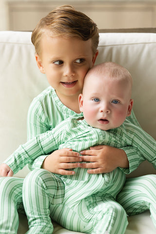 Uptown Baby Boys Stripe Romper