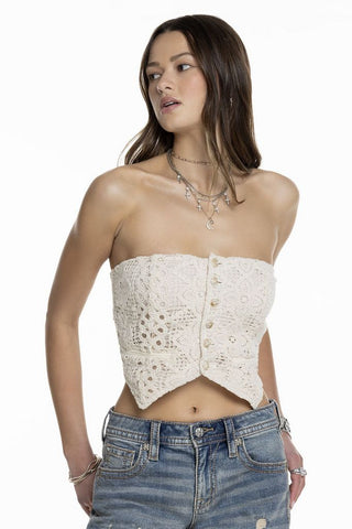 Miss Me Nina Crochet Corset