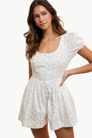Candice Puff Romper