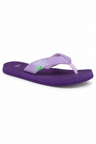 Sanuk Lil Yoga Glitter Purple