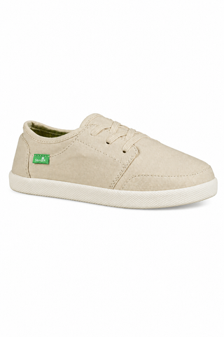 Sanuk Lil Vagabond Lace Sneaker Natural - Toddler
