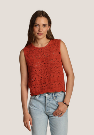 Dylan Britt Scallop Hem Sweater
