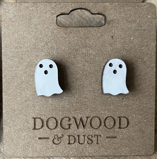 Dogwood and Dust Halloween Earrings