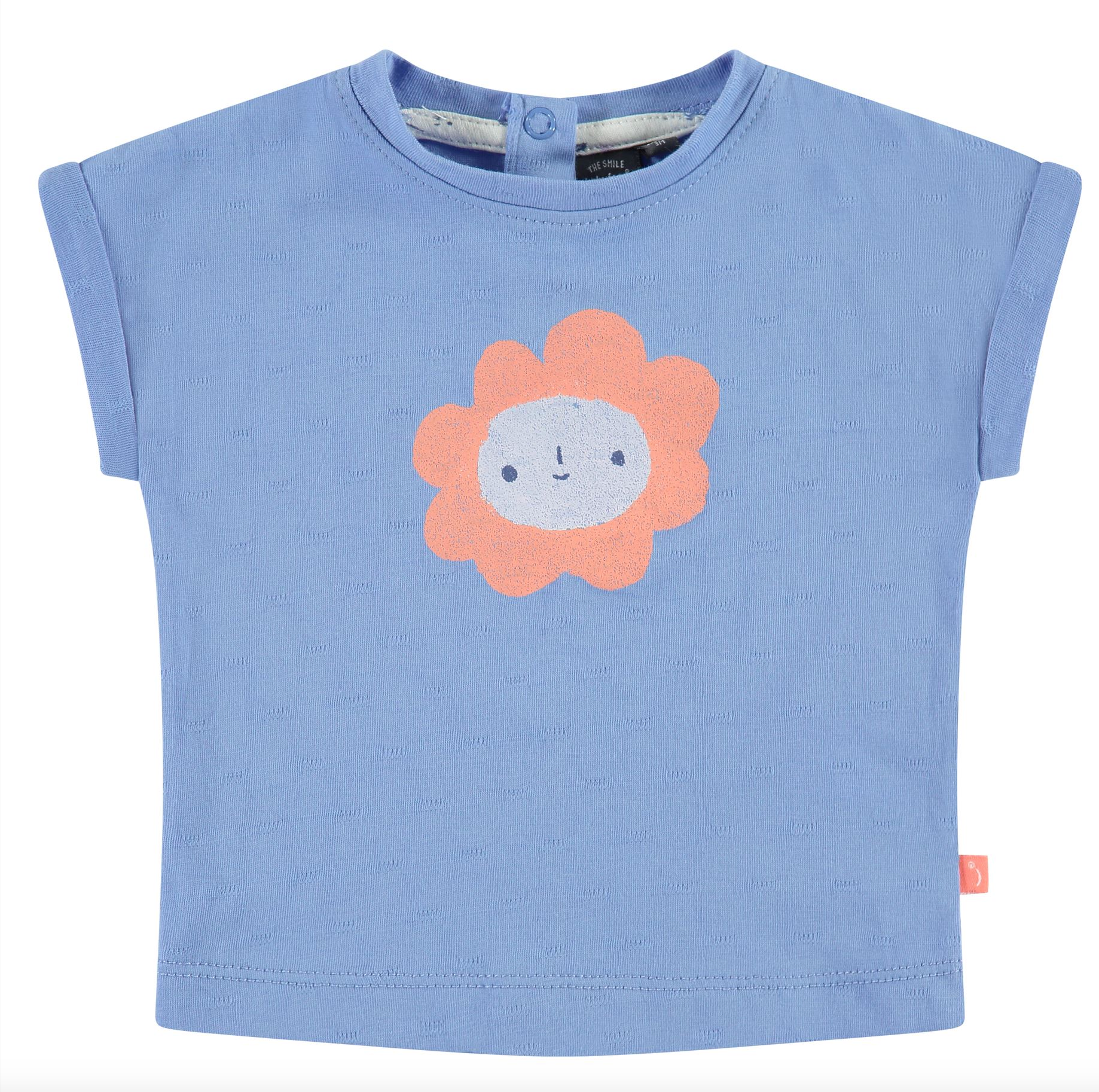 Babyface Baby Girl Smiling Flower Tee