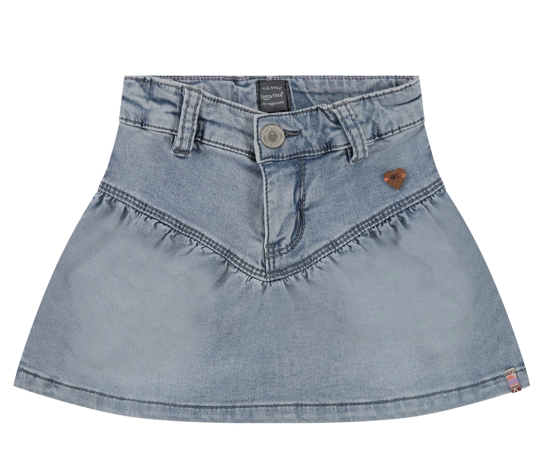 Babyface Girls Jogg Light Blue Denim Skirt