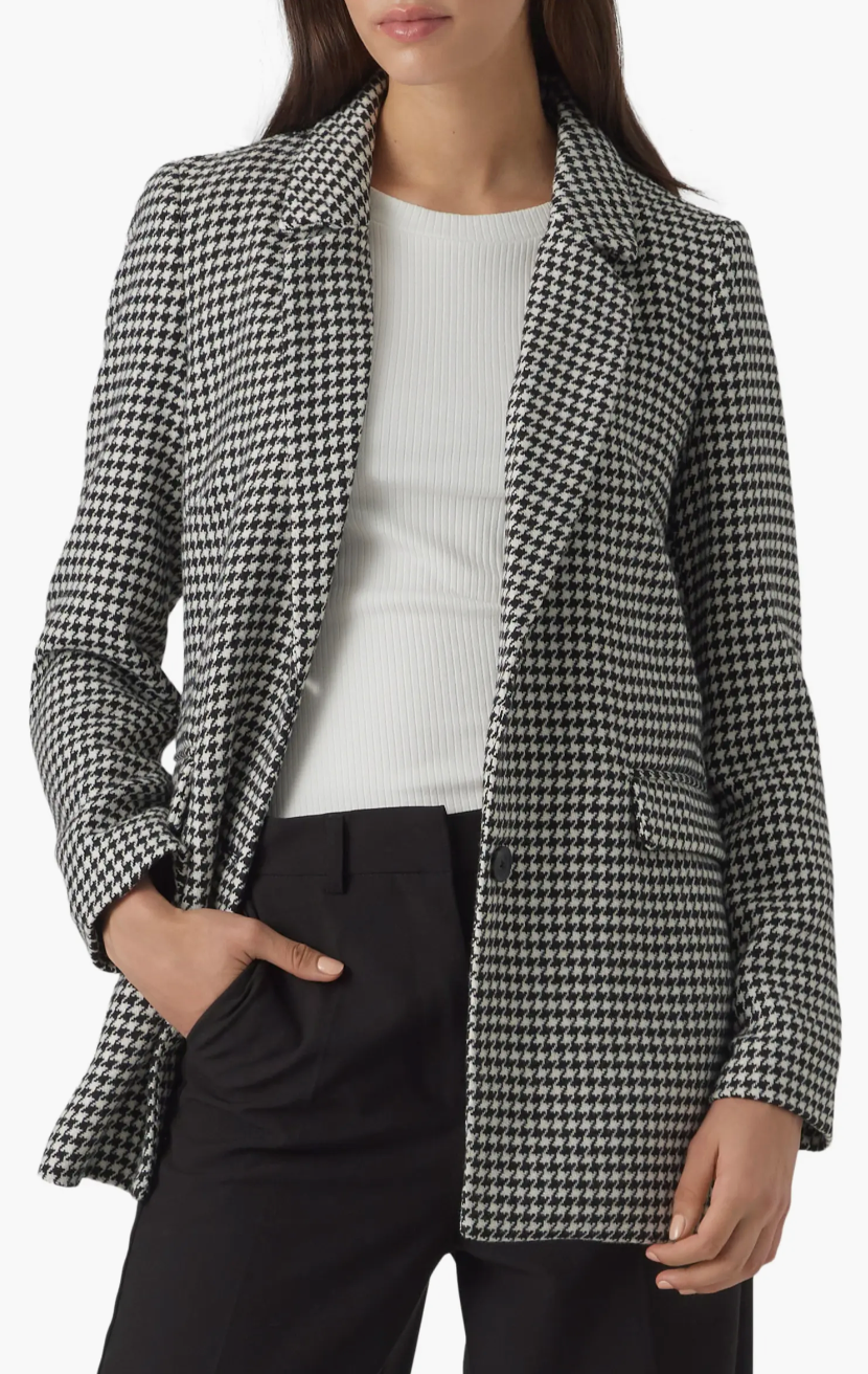 Vero Moda Harper Houndstooth Blazer