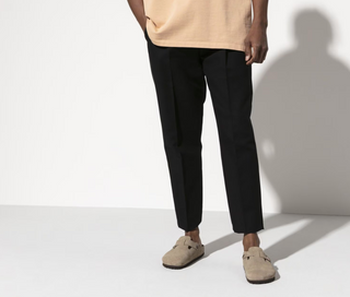 Birkenstock Boston Suede in Taupe