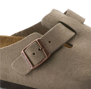 Birkenstock Boston Suede in Taupe