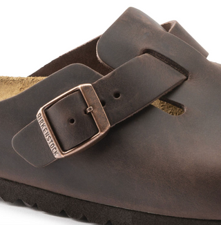 Birkenstock Boston in Habana Leather